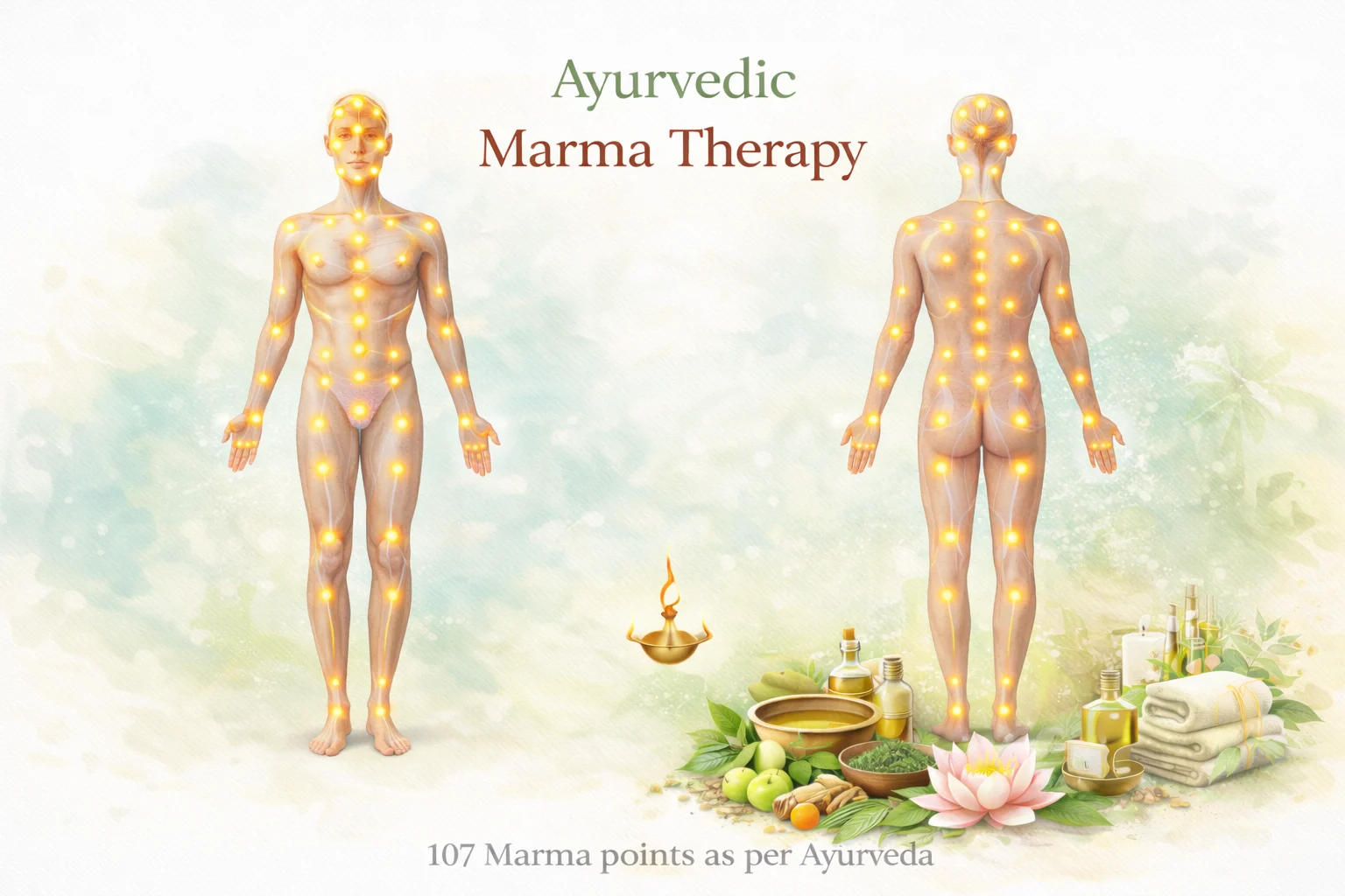 Marma Points Illustration