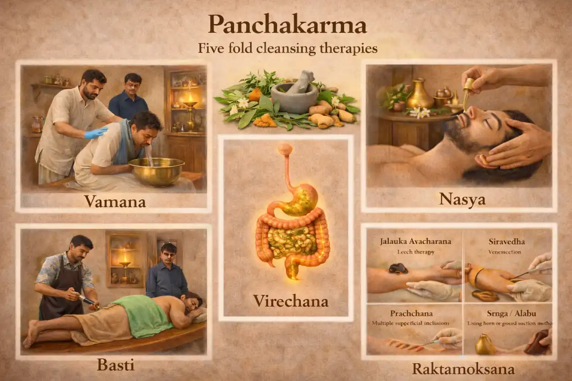 Panchakarma Ayurvedic detox therapy for chronic diseases
